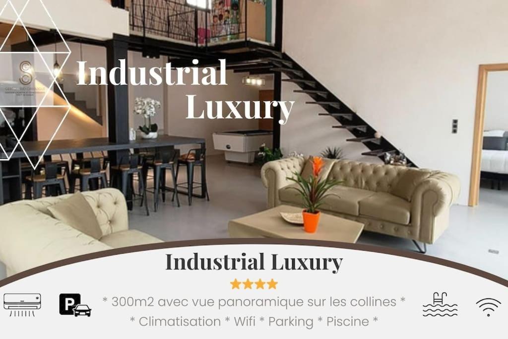 Вилла Industrial Luxury Nimes & Arles Бокер Экстерьер фото